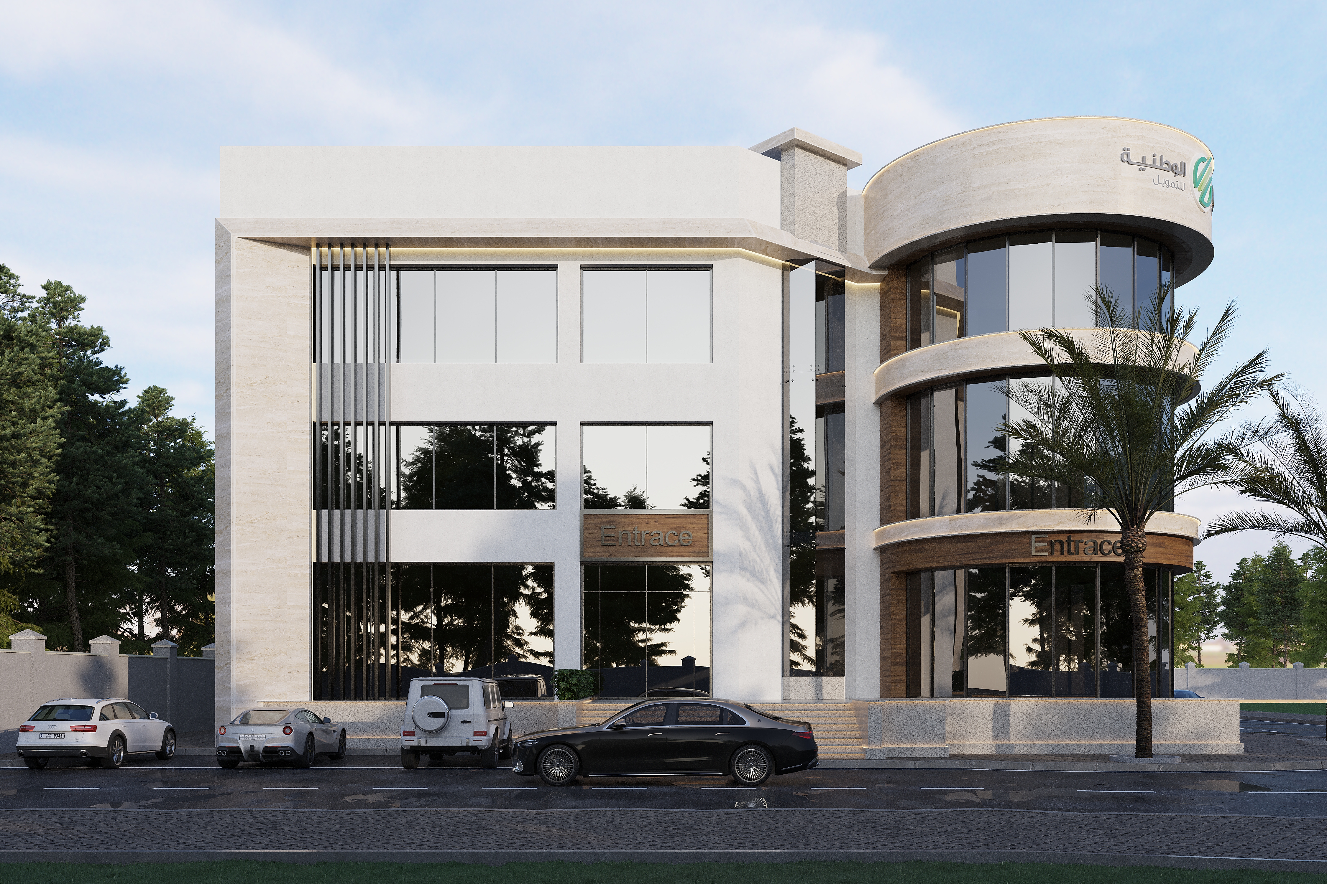 تصميم الواجهات الخارجية – الوطنية